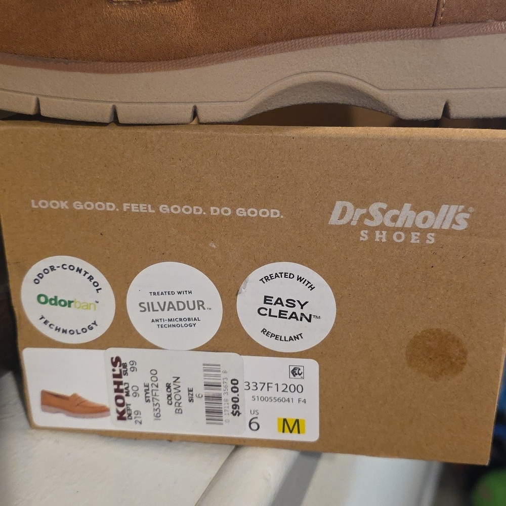 Dr. Scholl's Women's Brown Slip-On Loafers - Picture 6 of 6